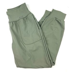 Women’s Eddie Bauer Forest Green Cropped Athletic Pants Size Small